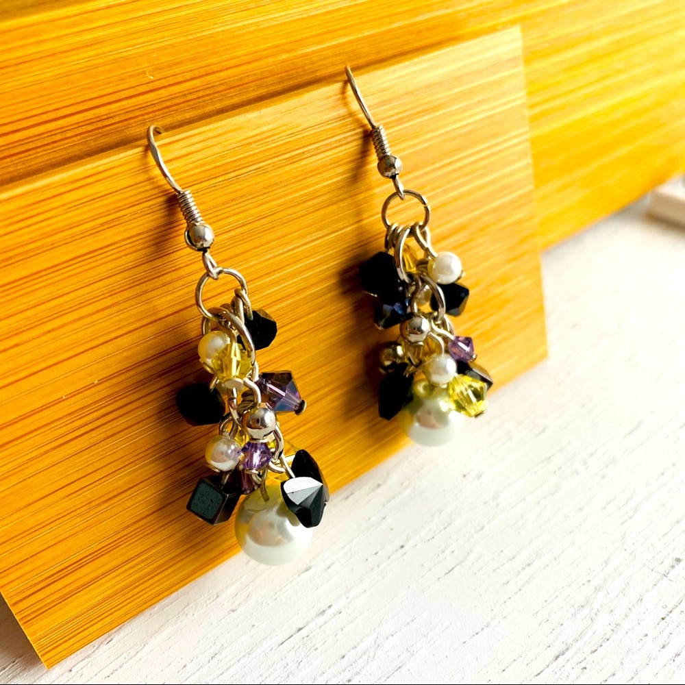 Swarovski Elements Handmade Purple Crystal Cluster